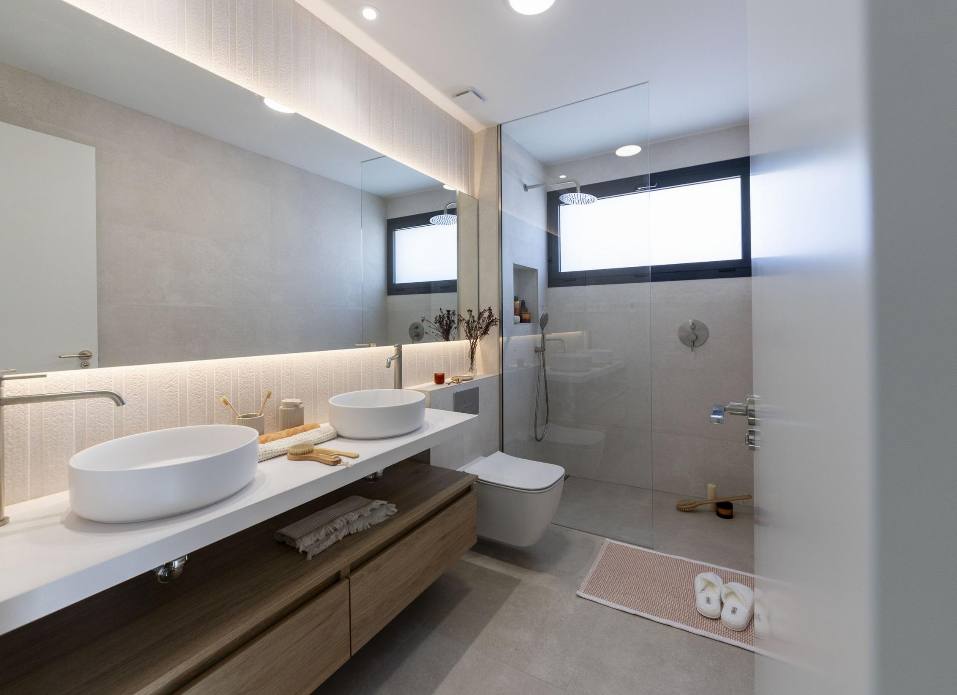 New build one level villas in altaona golf resort, murcia