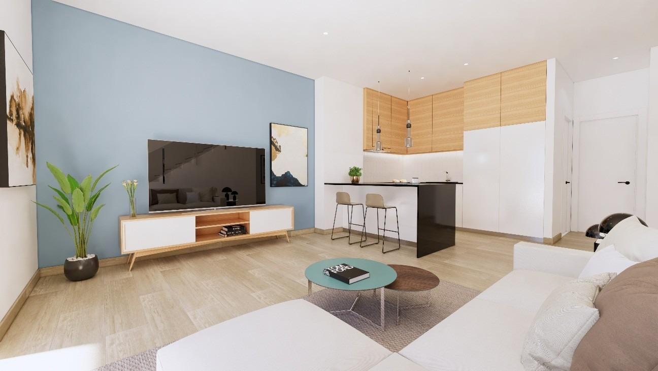 New-build townhouses on the frontline of la serena golf in los alcázares