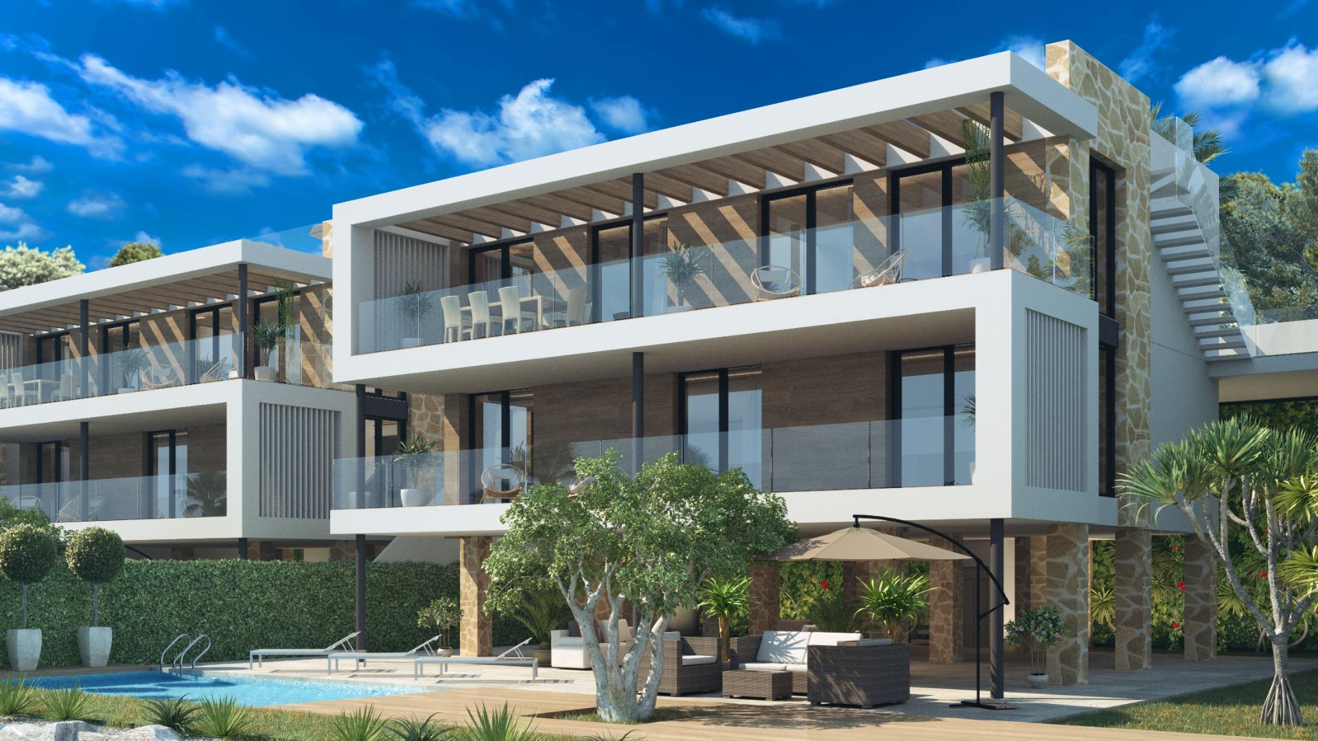 New build villas with golf views in ciudad quesada