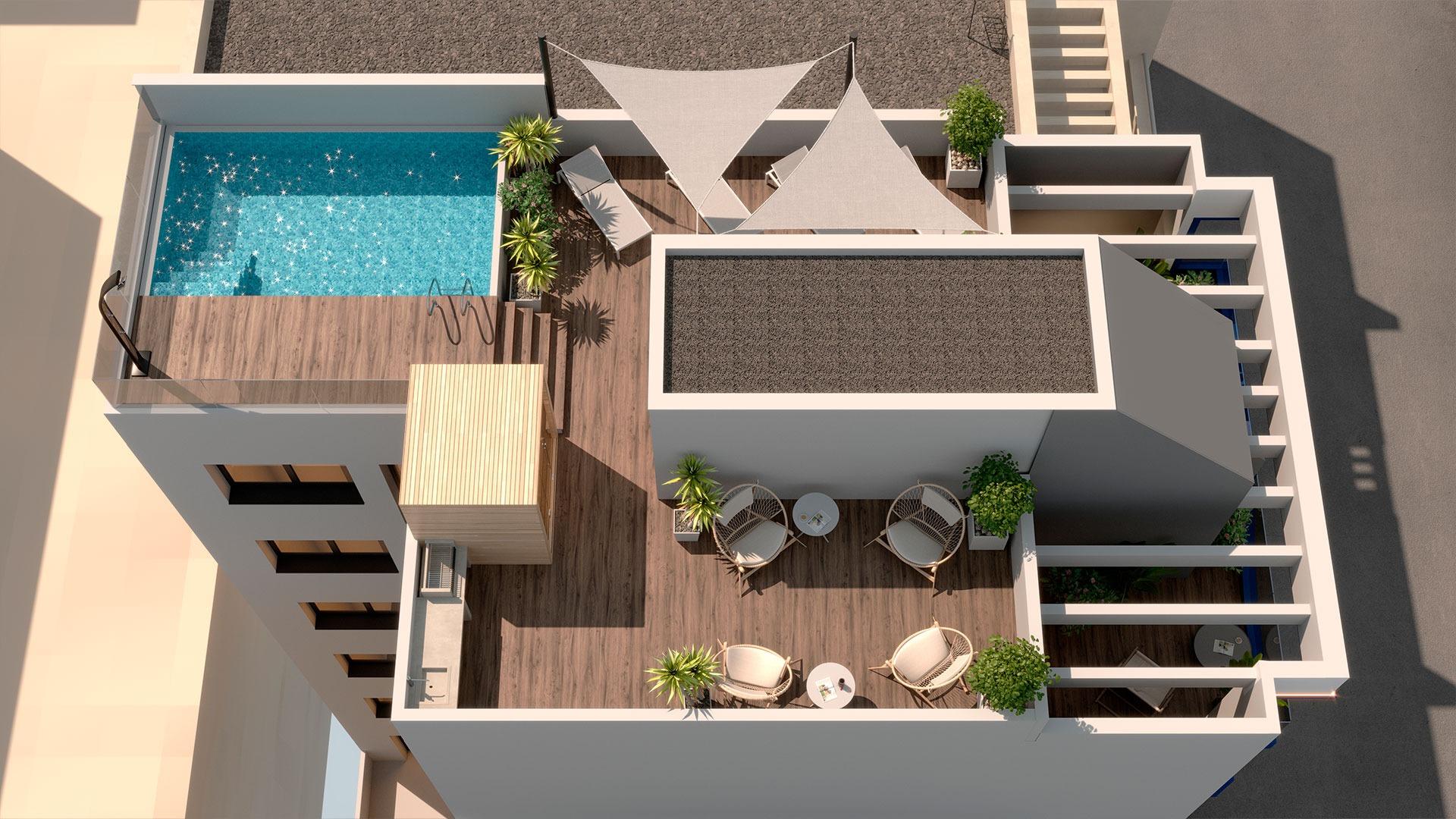 New build apartments 200 metres from the sea in torrevieja