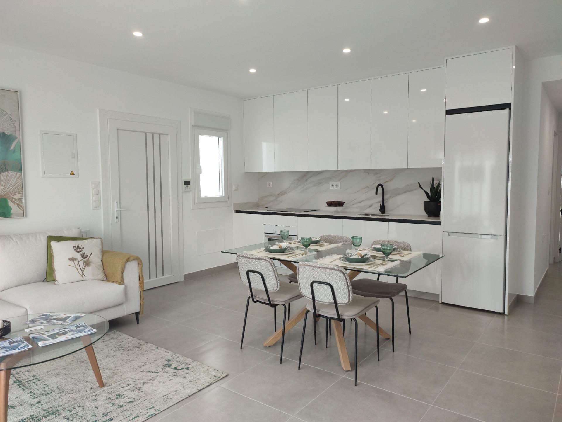 New build one level villas in balsicas, murcia