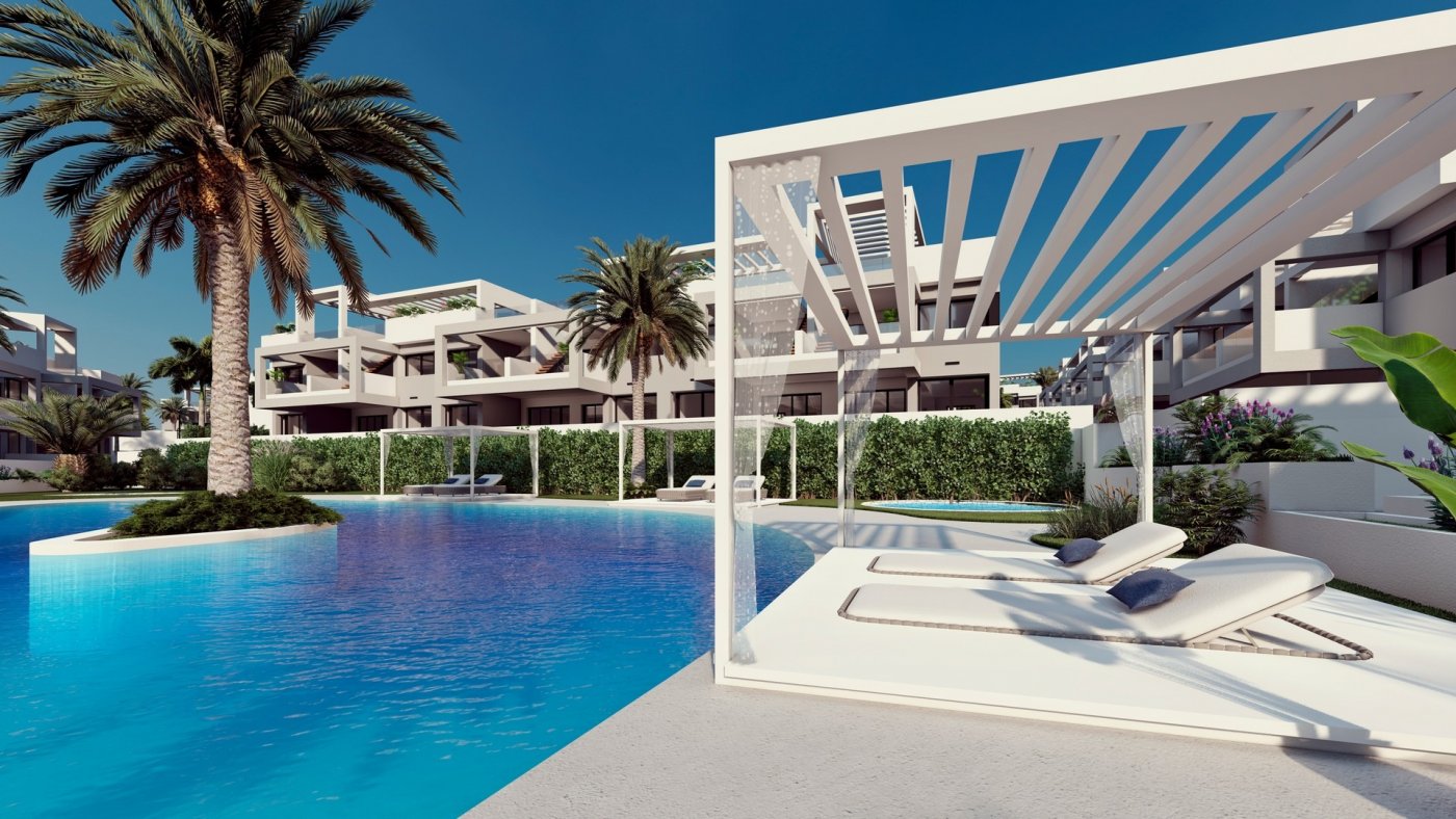 New build residential of bungalow apartments in los balcones