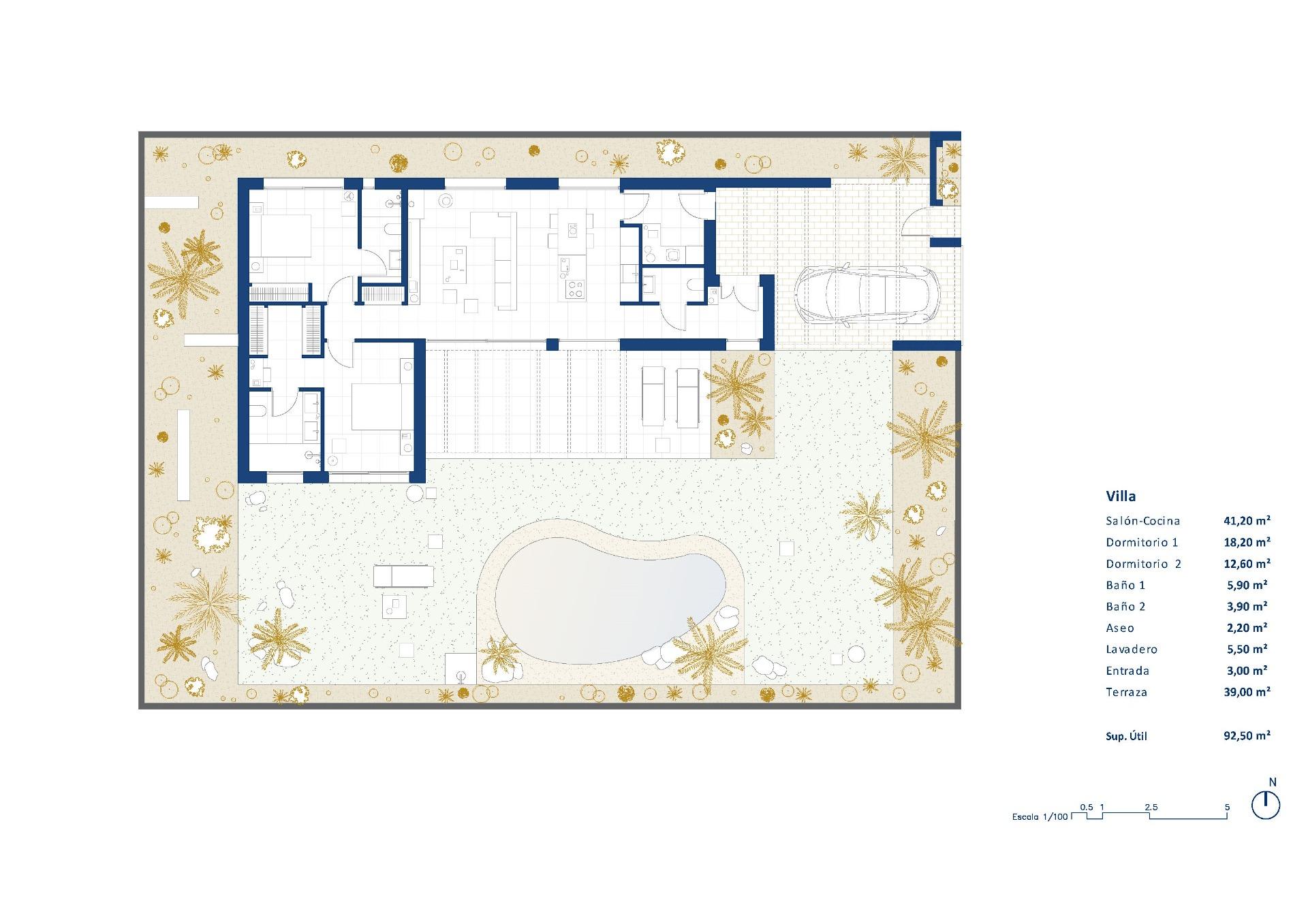 New build villas in altaona golf resort, murcia