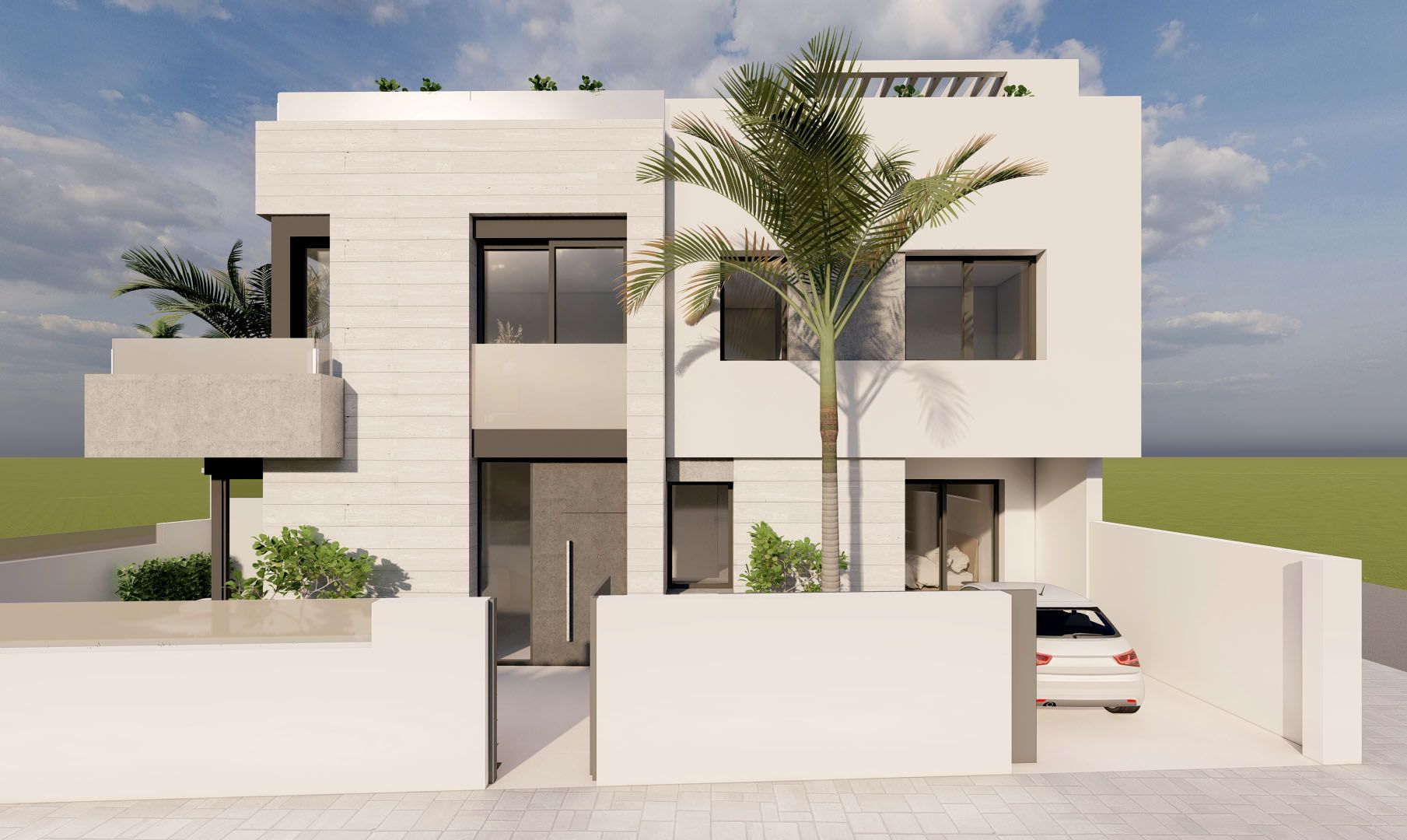 Exclusive new build bungalows with private pool in pilar de la horadada