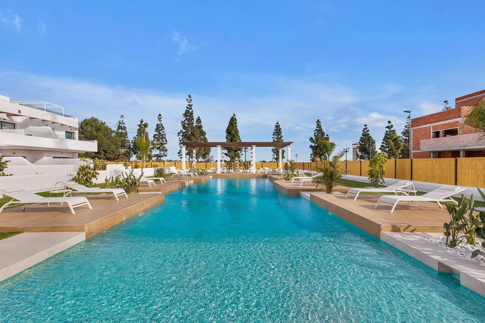 New build residential complex near serena golf and the mar menor in los alcazares