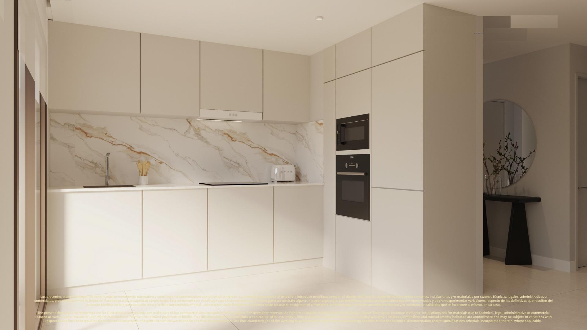 New build apartments and semi detached villas in corvera hills golf-murcia
