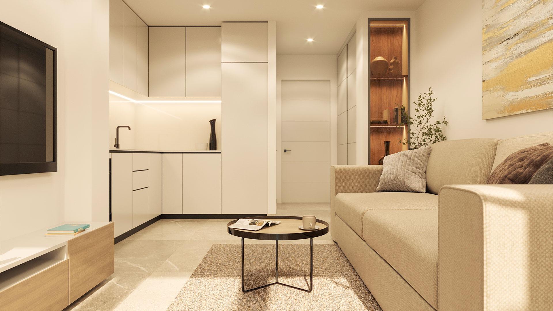 New build apartments 200 metres from the sea in torrevieja