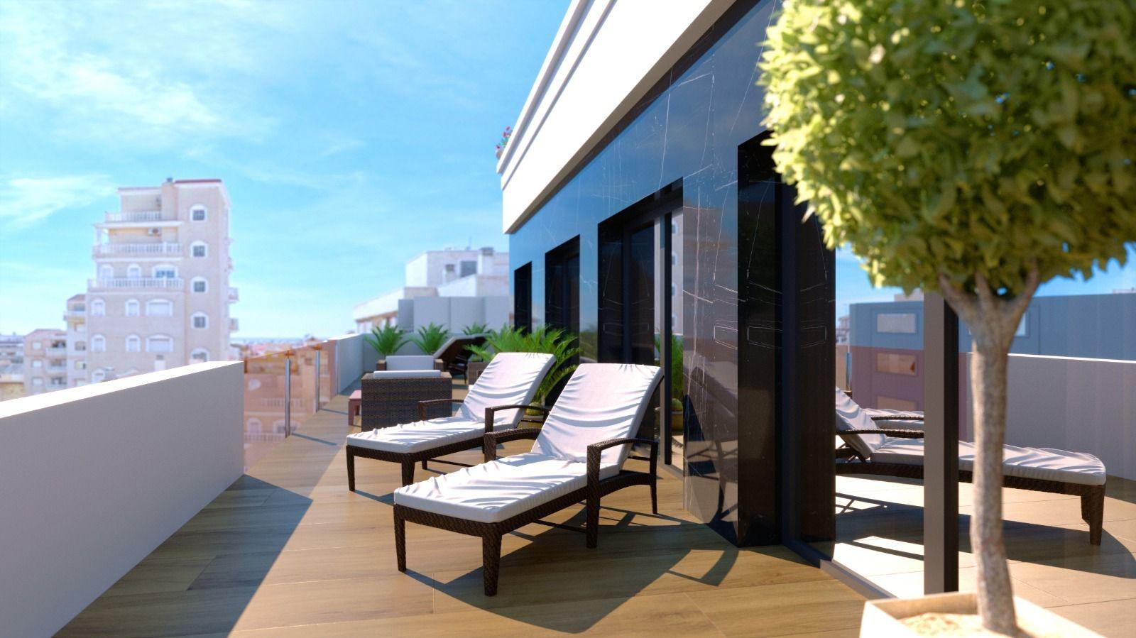 Modern new build apartments in central torrevieja costa blanca
