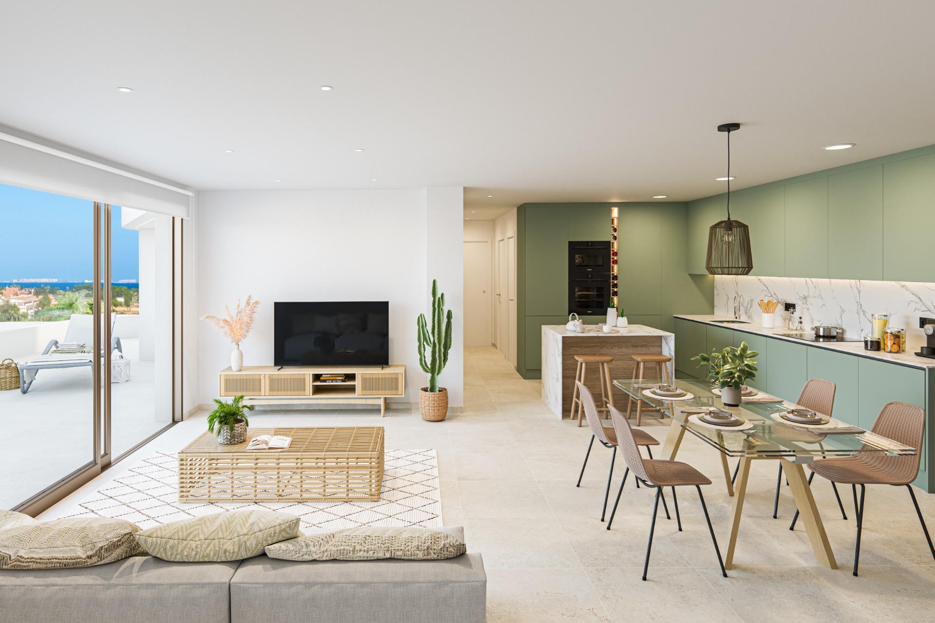 New build residential complex in los alcazares