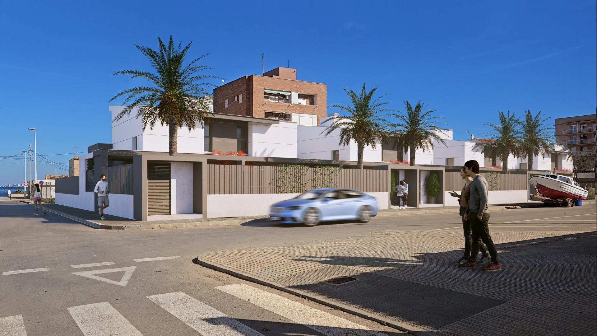 New build semi-detached villas in los nietos, la manga mar menor