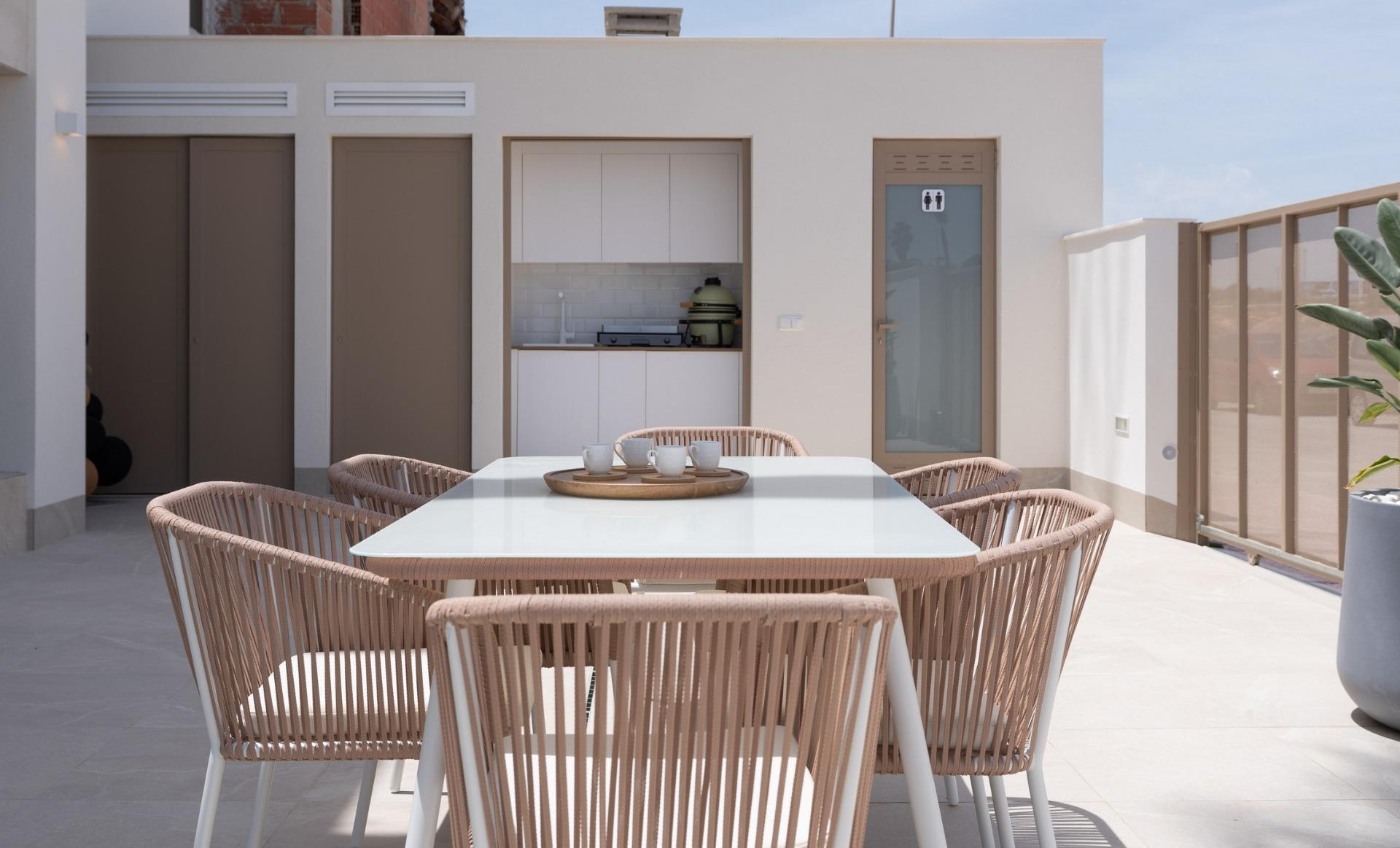 New build villas with private pool at serena golf-los alcazares