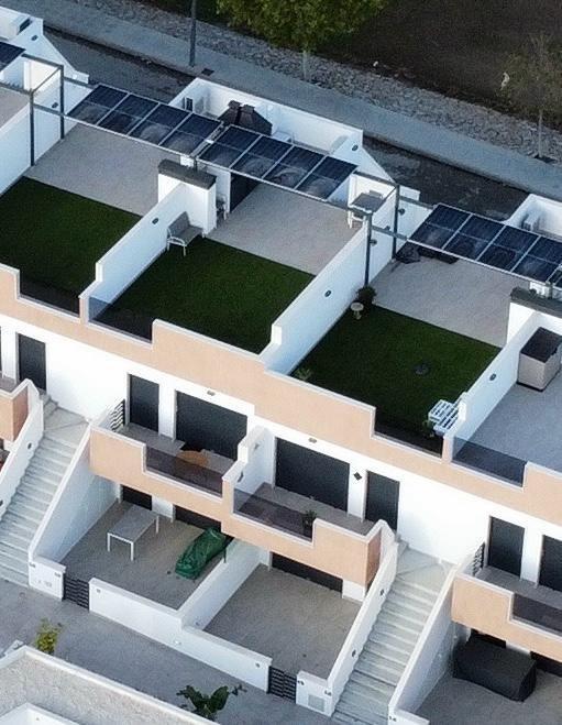 Newly built bungalows with solarium or garden in pilar de la horadada