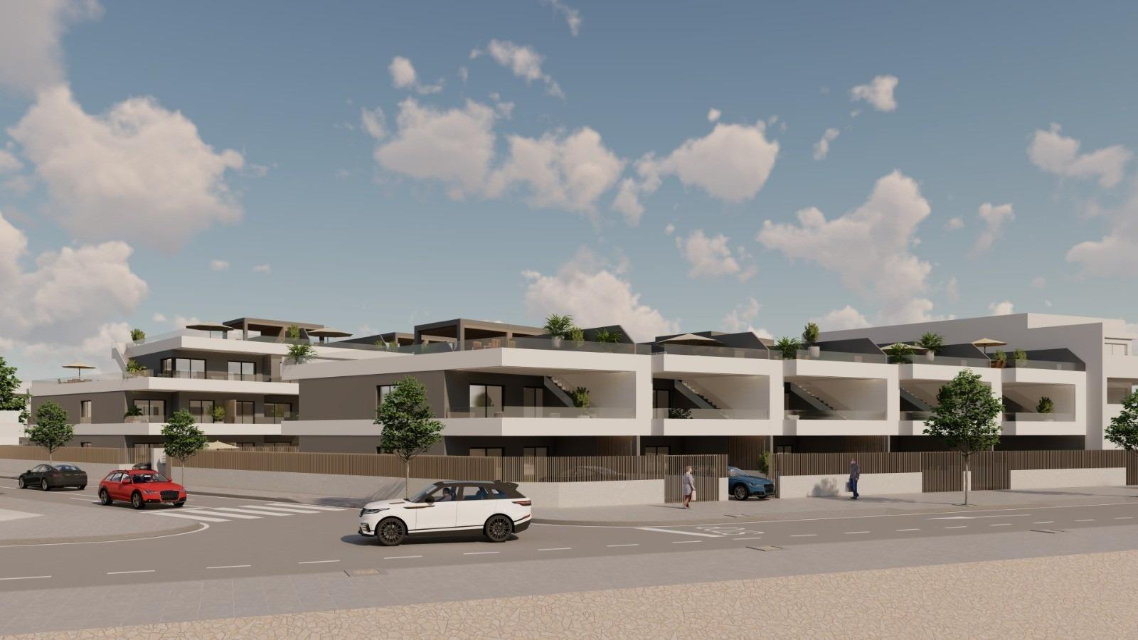 New build apartments and bungalows for sale in pilar de la horadada near the beach