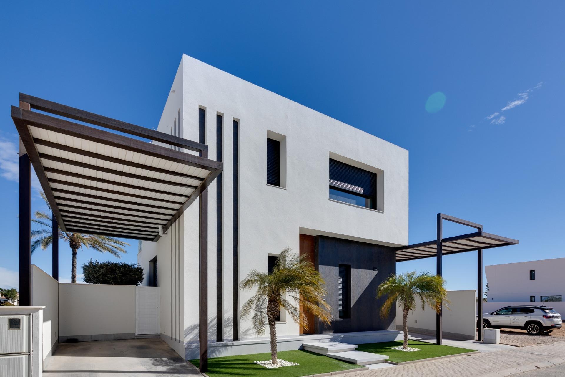 New build villas in pilar de la horadada on the golf course