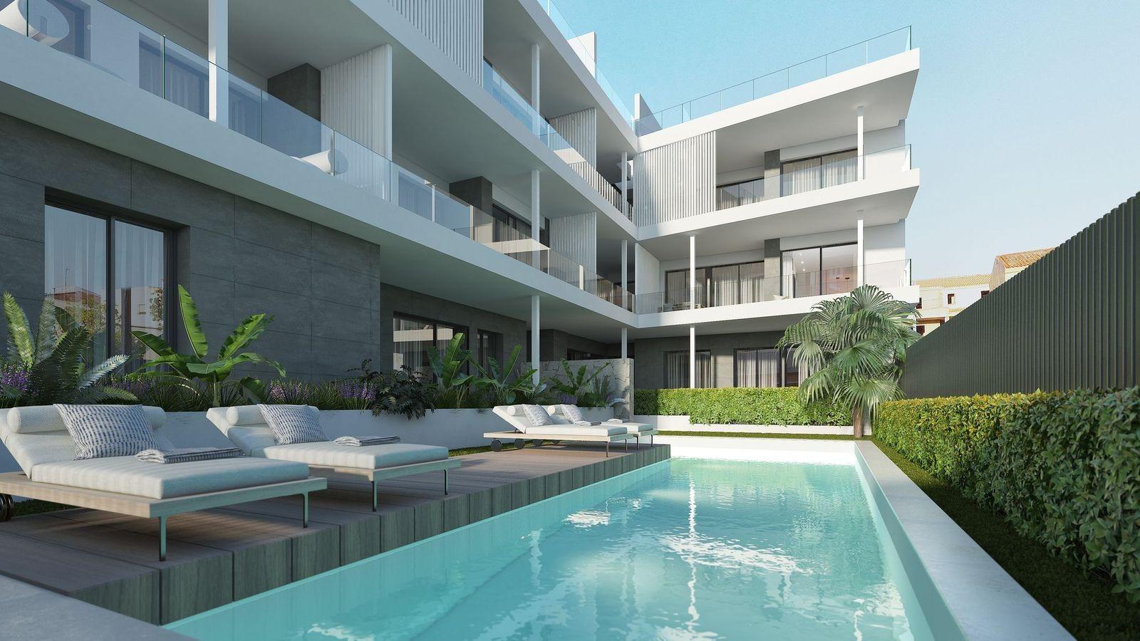 New build apartments in benijofar with a central location