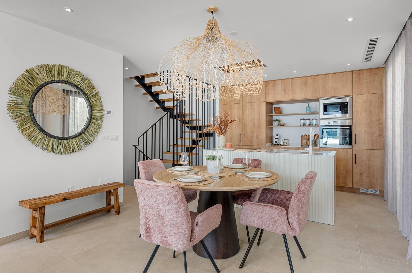 New build semi-detached and terraced villas in dolores, alicante