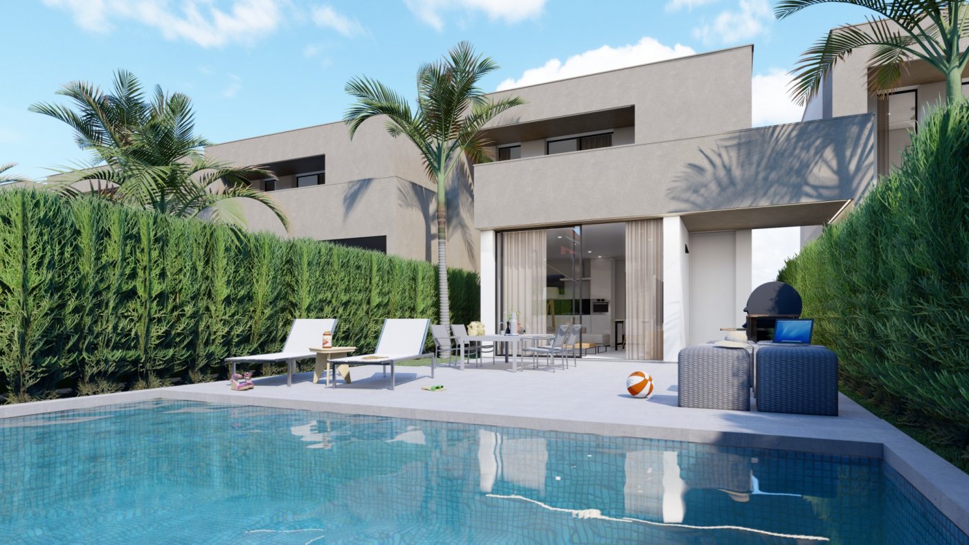 New build villas in los urrutias, murcia
