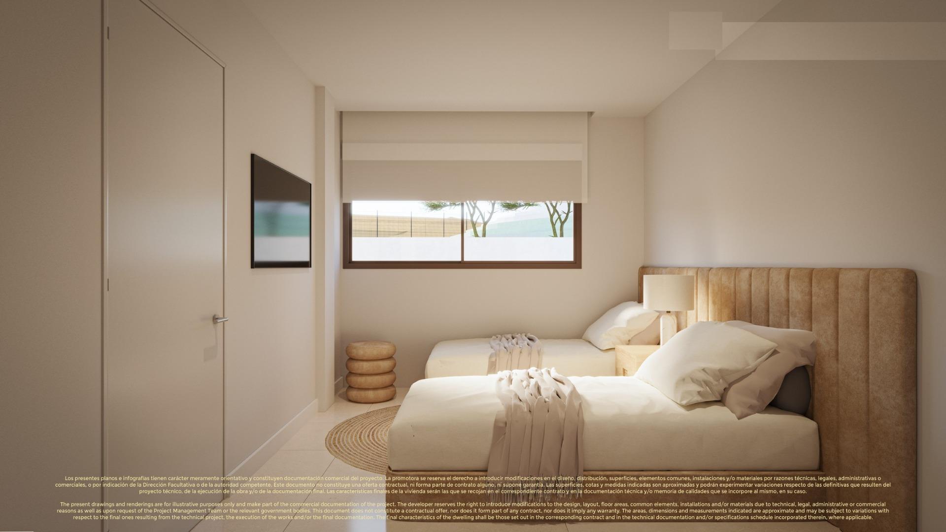 New build apartments and semi detached villas in corvera hills golf-murcia