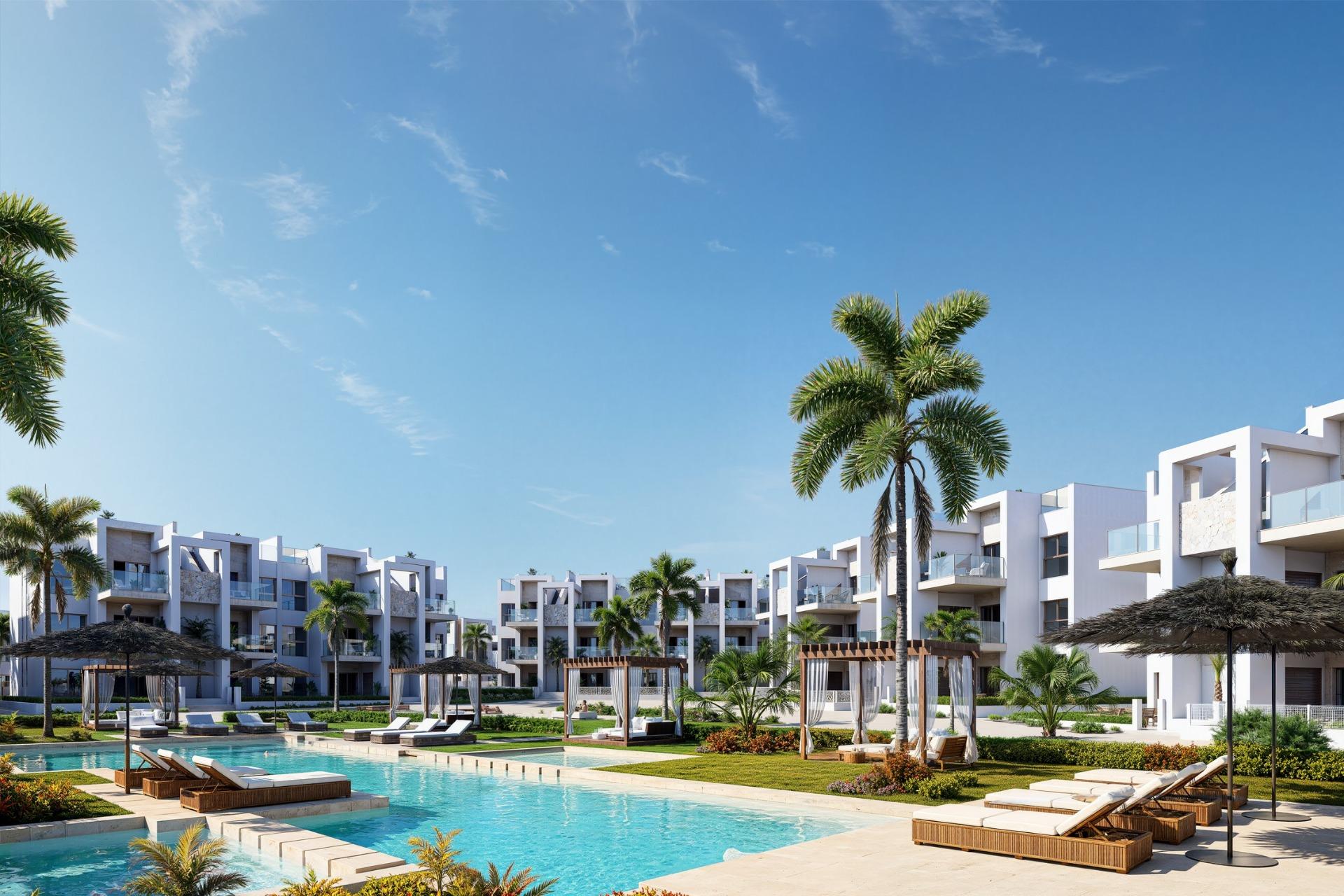 New build resort apartments at la serena golf-los alcazares near the beach