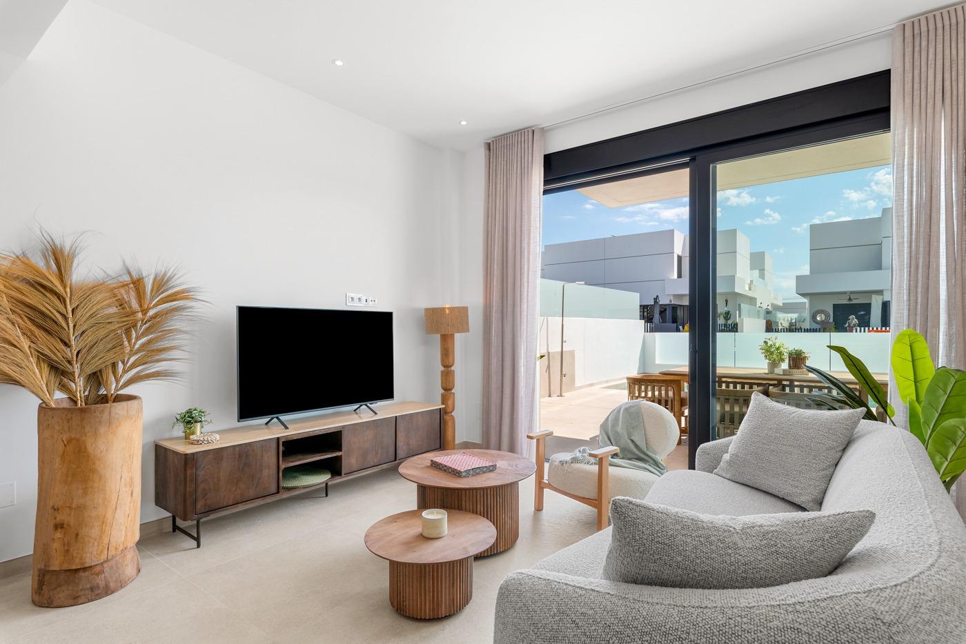 New build semi-detached and terraced villas in dolores, alicante