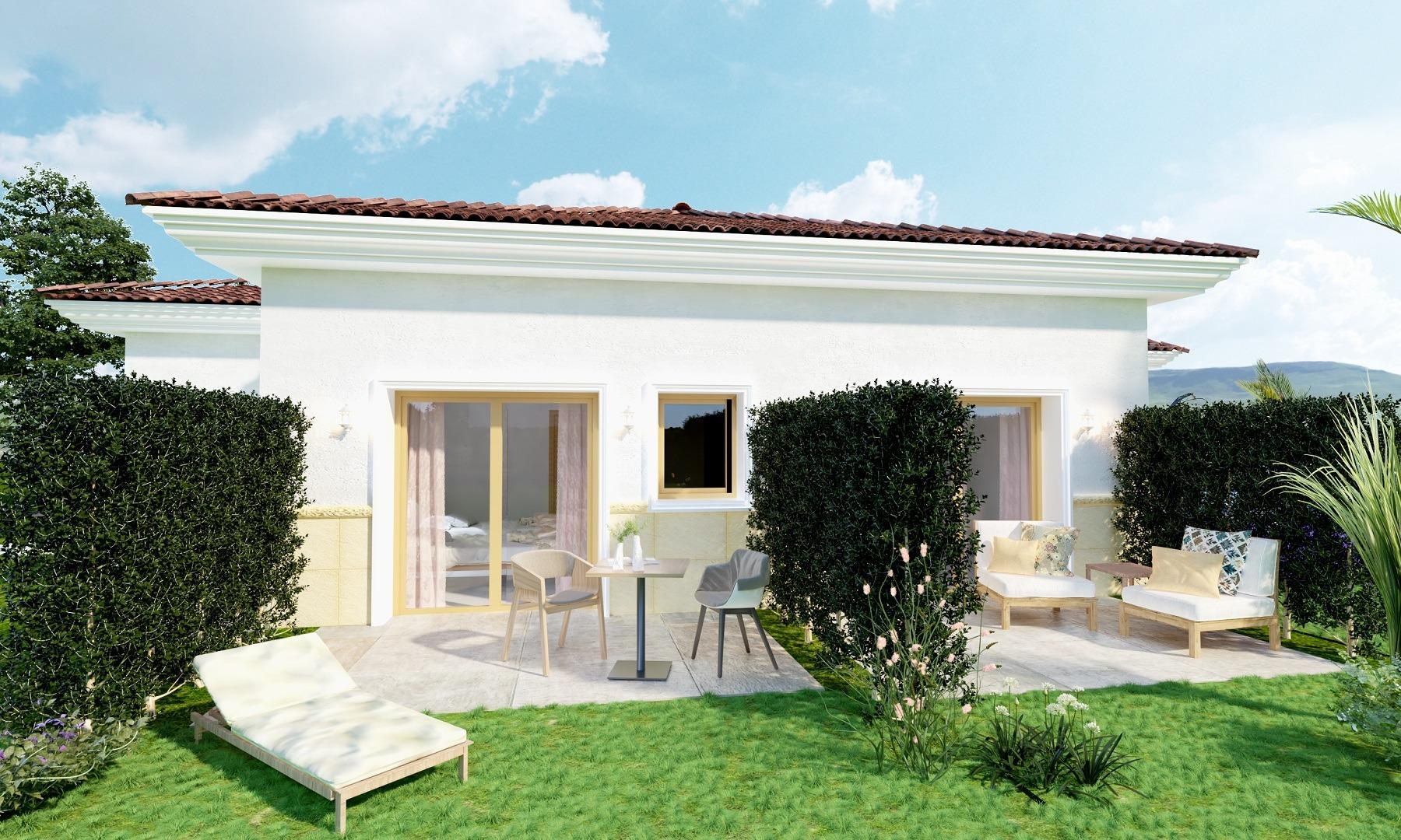 New build villas on large rustic plots in pinoso, alicante