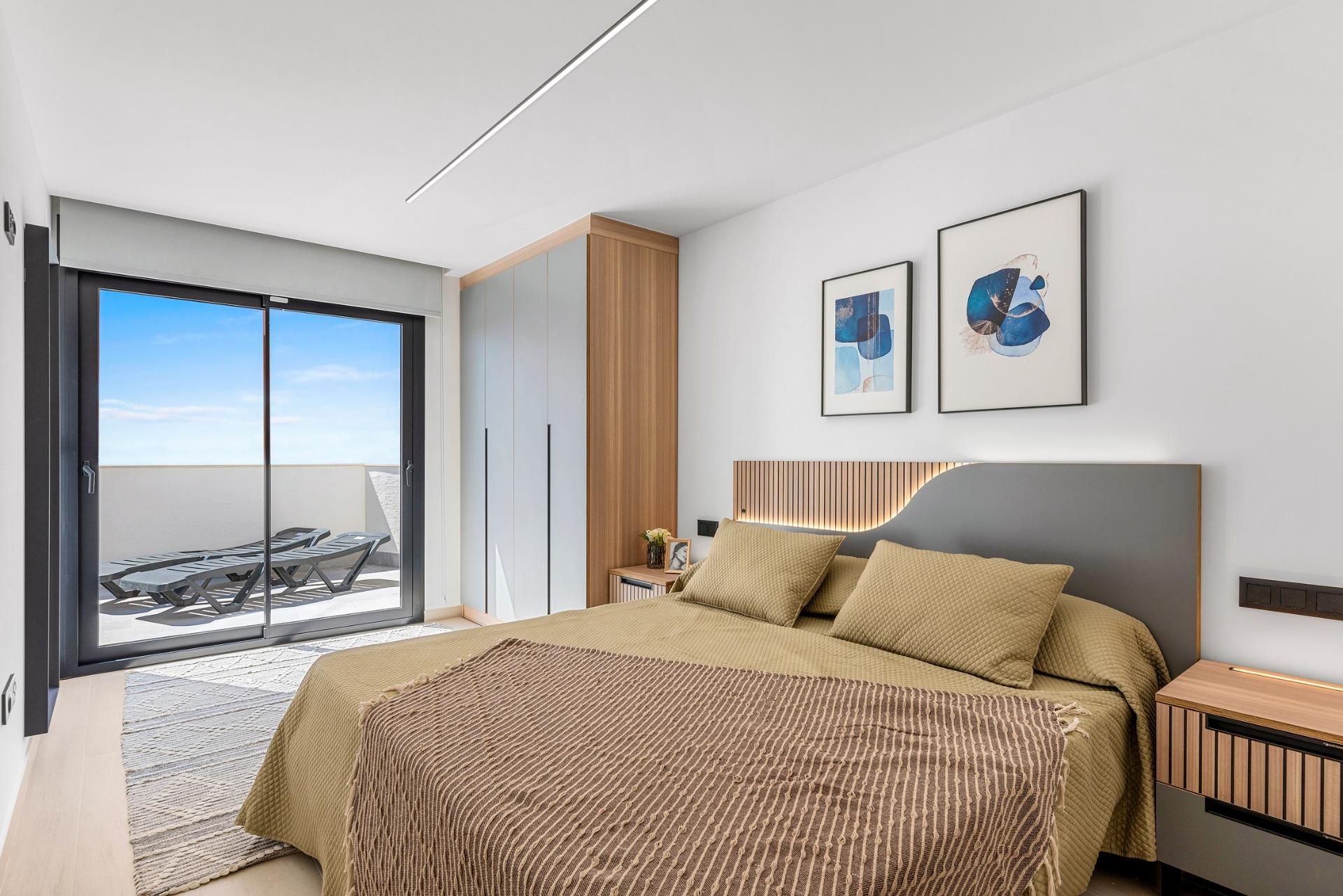 New build tourist licensed apartments with lagoon views in el raso guardamar del segura