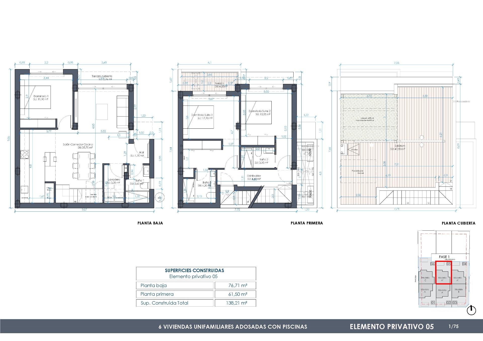 Luxury new build semi-detached villas in benijófar, costa blanca