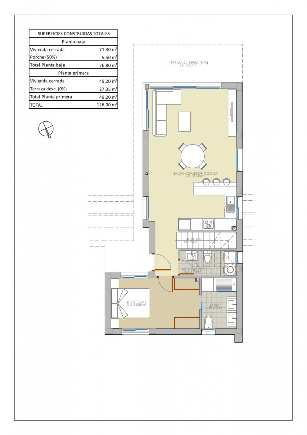New build villas in pilar de la horadada on the golf course