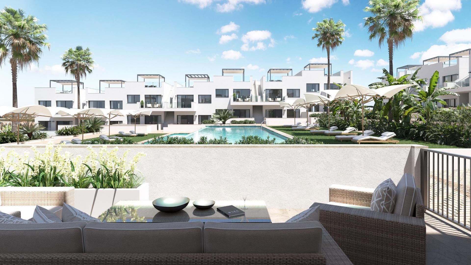 New build residential of bungalow apartments in los balcones