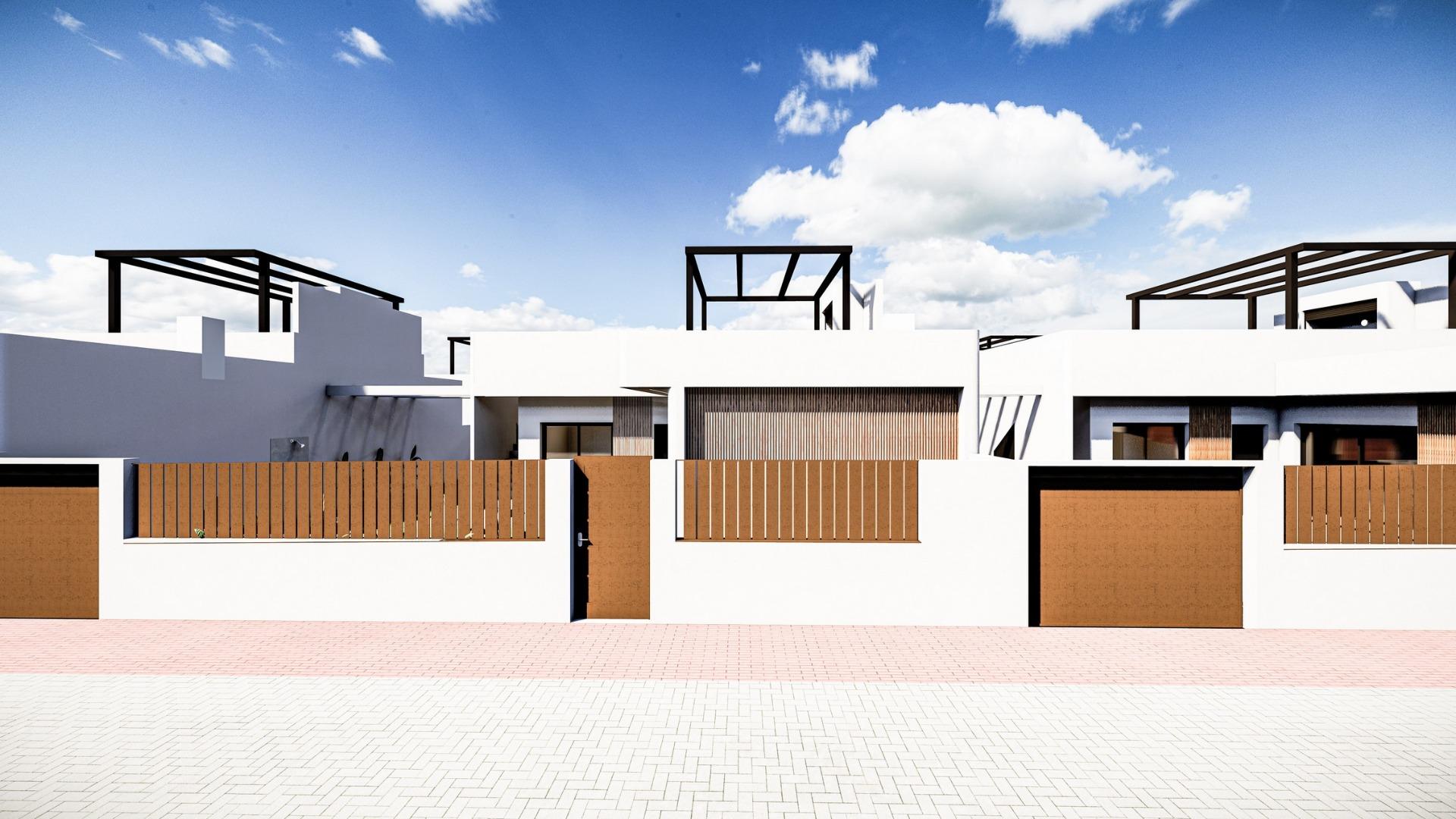 New build independent villas with private pool and solarium in roldán, torre-pacheco