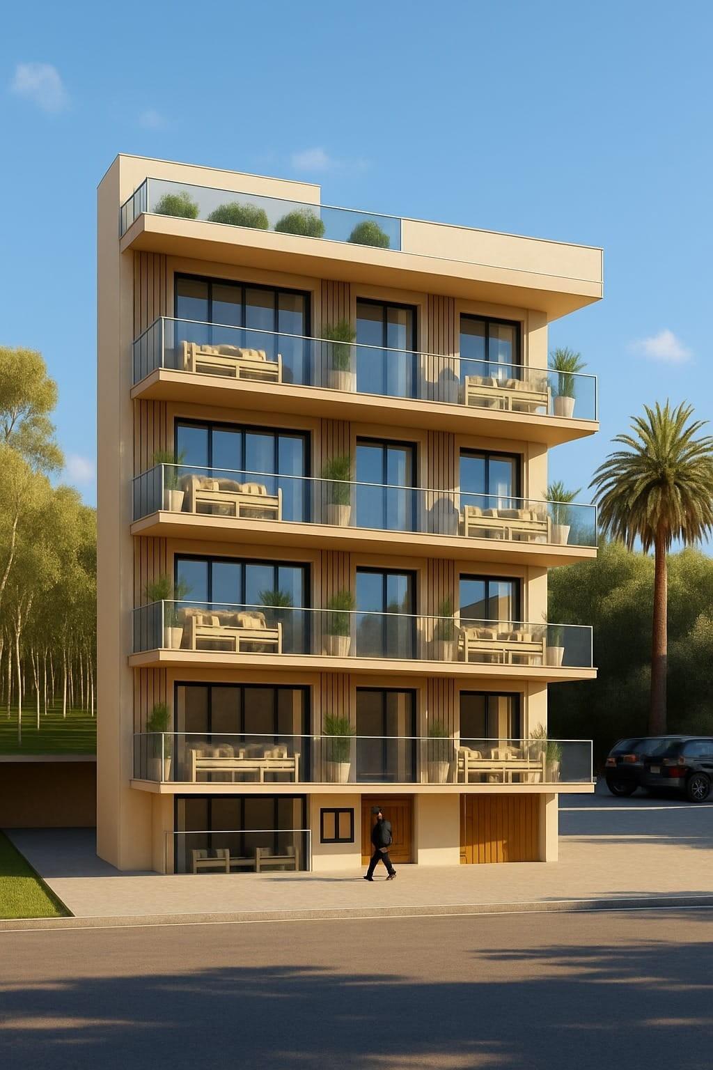 New build tourist apartments near the beach in lo pagan, san pedro del pinatar