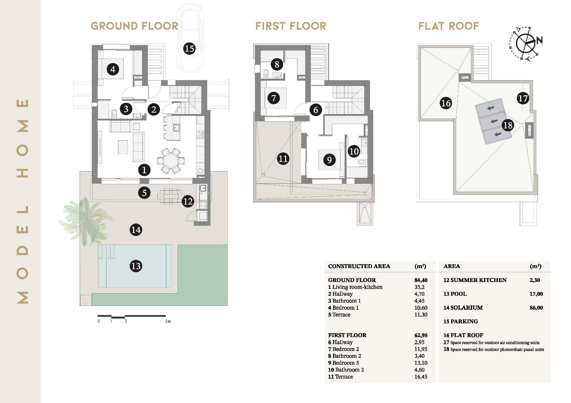 Modern new build villas near the beach in santiago de la ribera