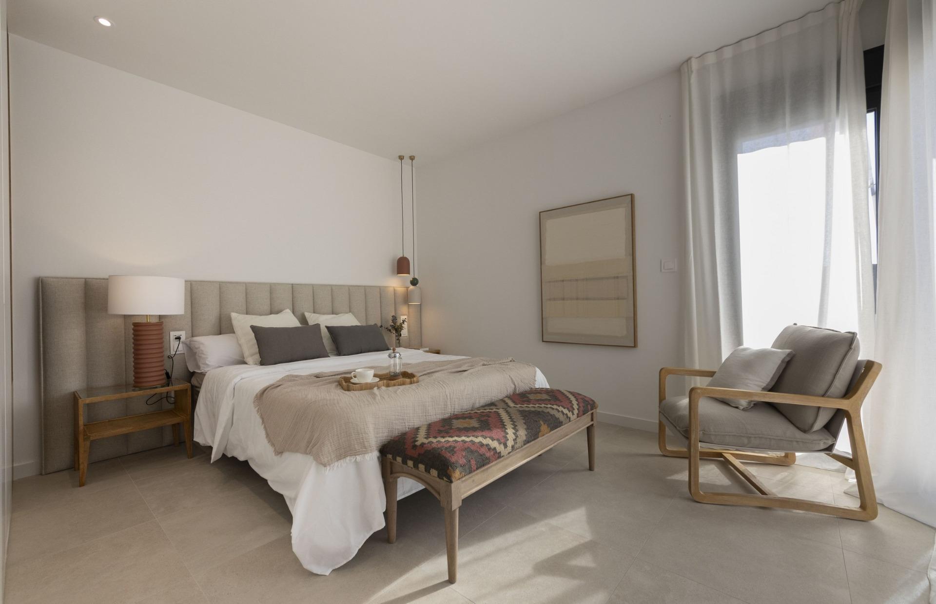 New build one level villas in altaona golf resort, murcia