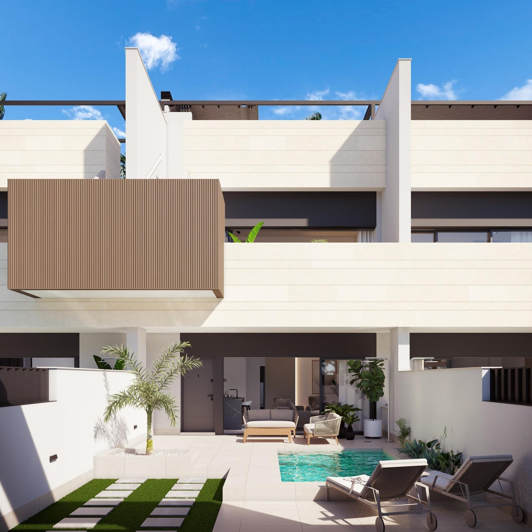 Boutique development of new build homes with private pools in pilar de la horadada