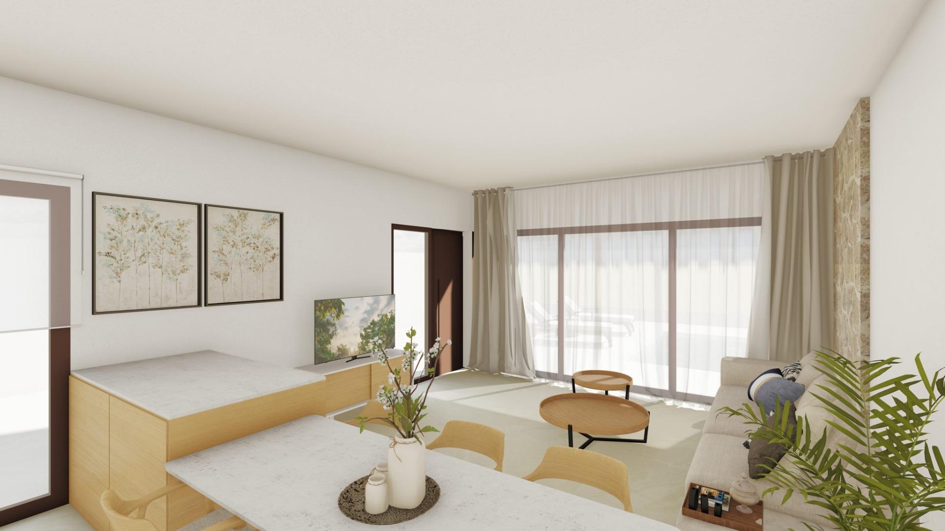 Modern new build quad villas with private pool in santiago de la ribera
