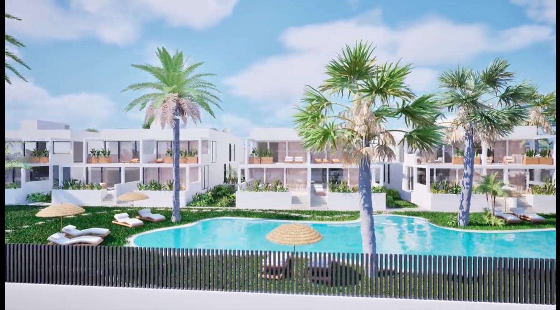 New build bungalows for sale in mar de cristal near the beach