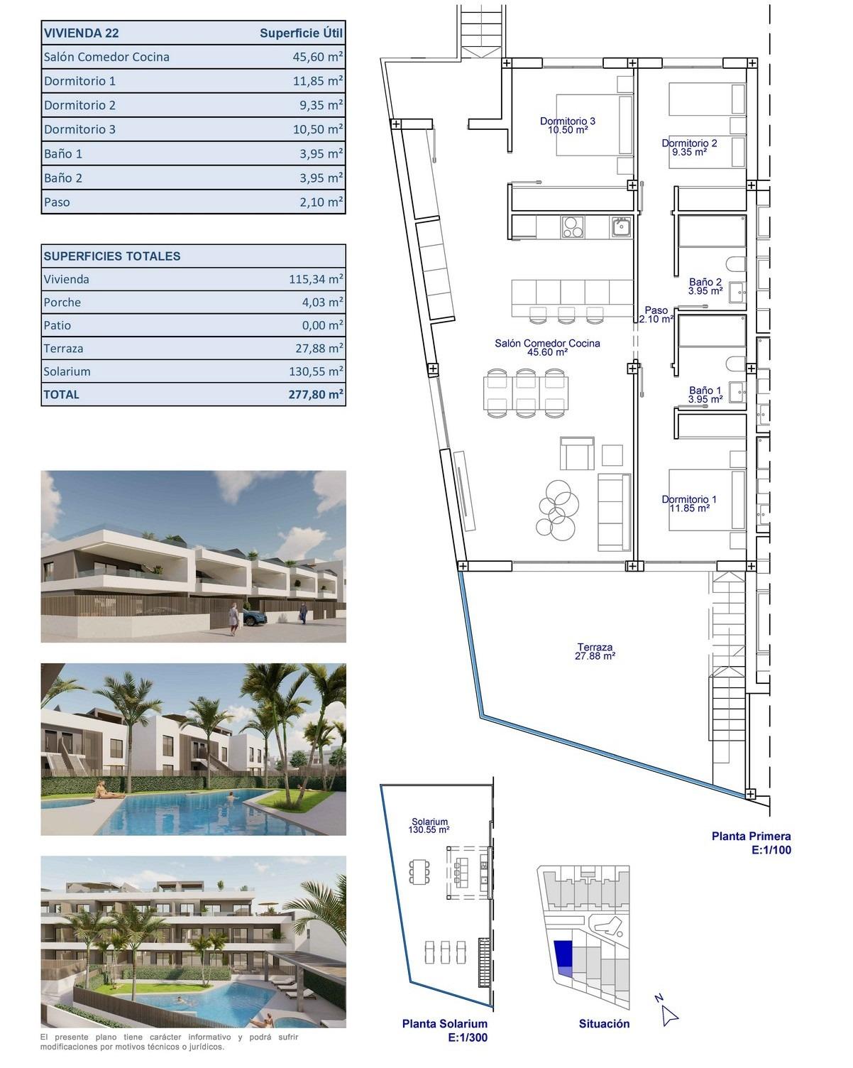 New build apartments and bungalows for sale in pilar de la horadada near the beach