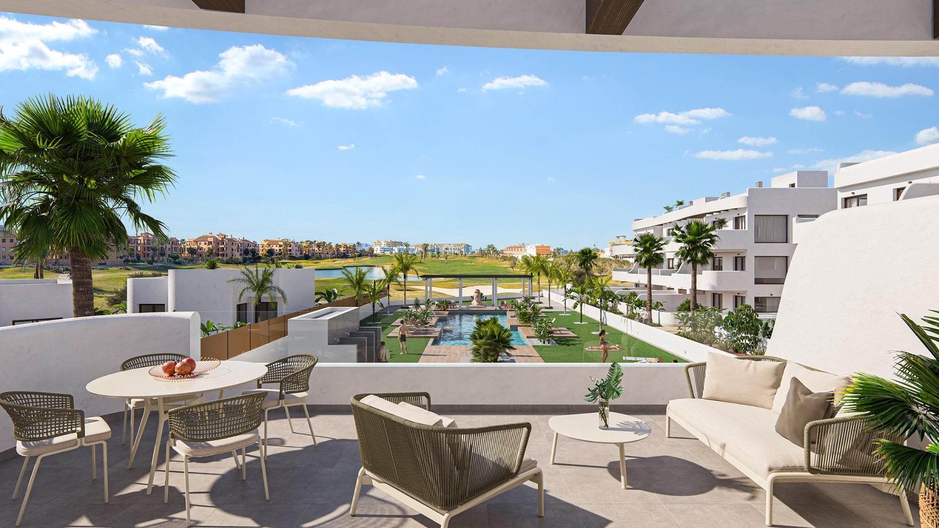 New build residential complex near serena golf and the mar menor in los alcazares