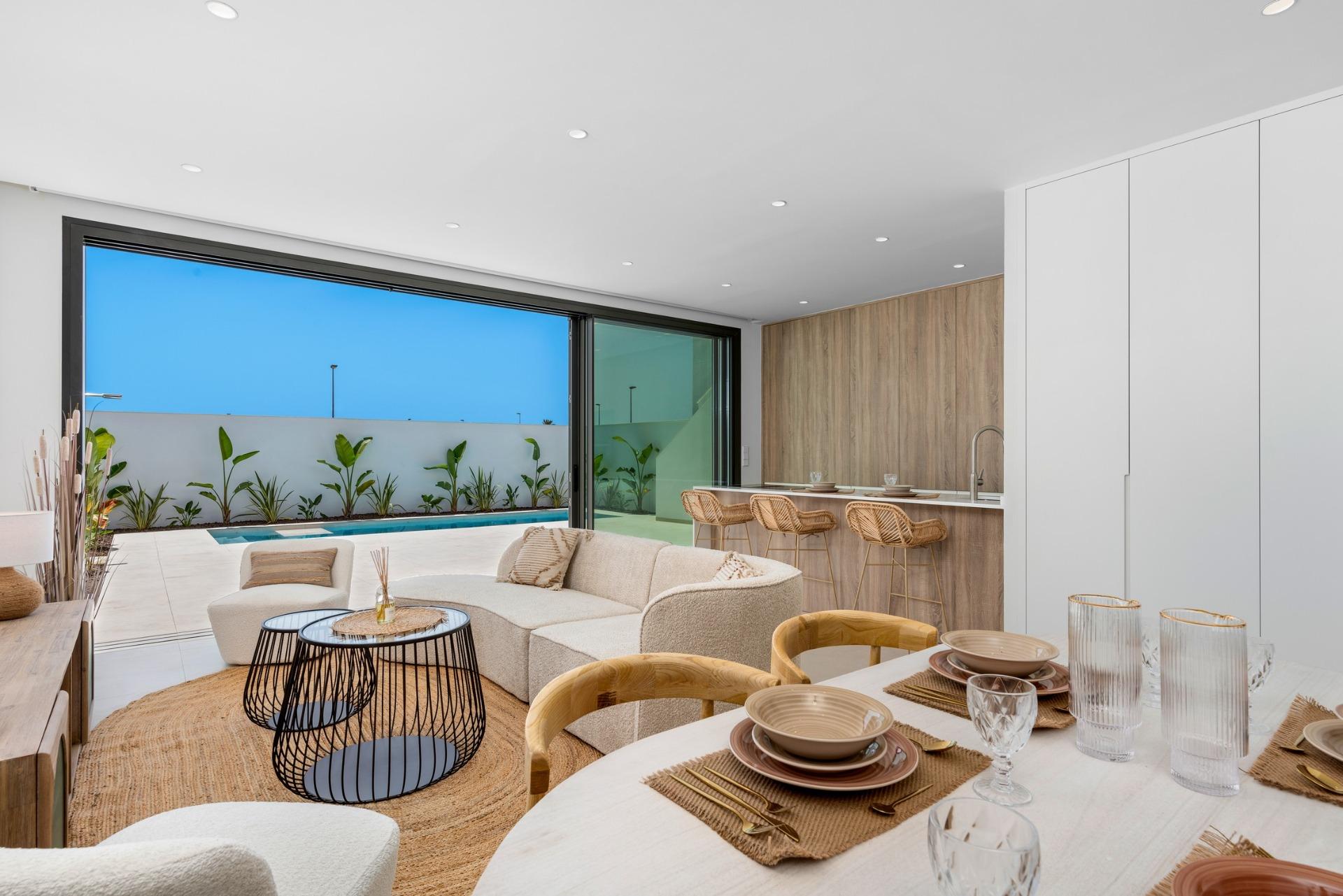 New build villas near serena golf in los alcazares