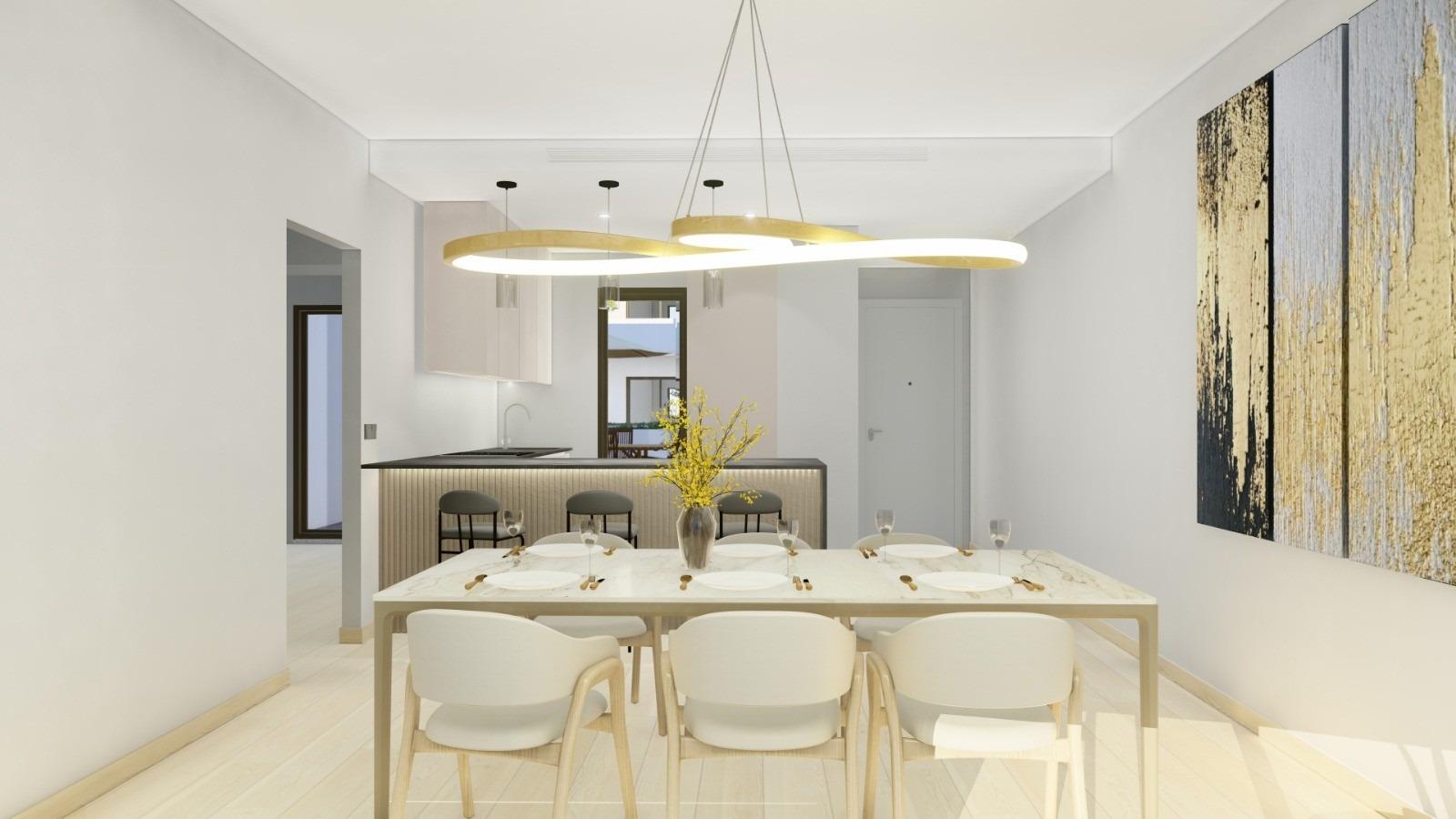 New build apartments and bungalows for sale in pilar de la horadada near the beach