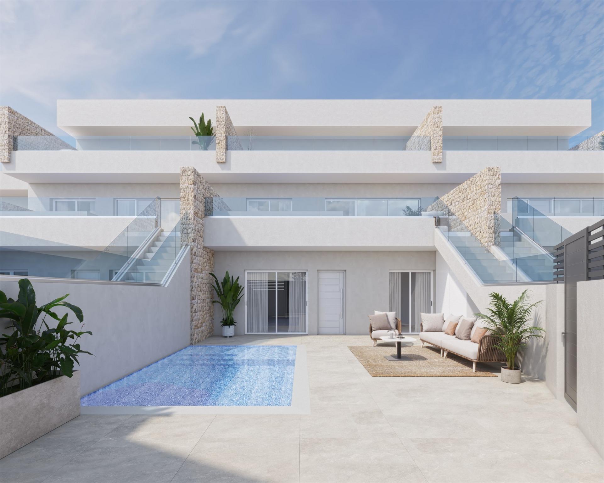 New build homes in pilar de la horadada with private pool