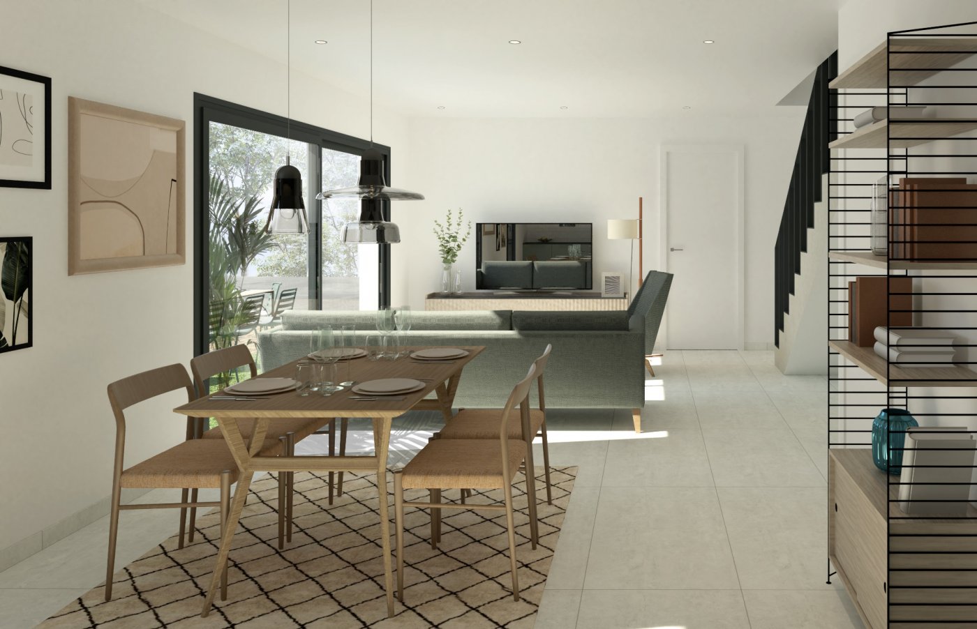 New build townhouses and quads in gran alacant near the beach