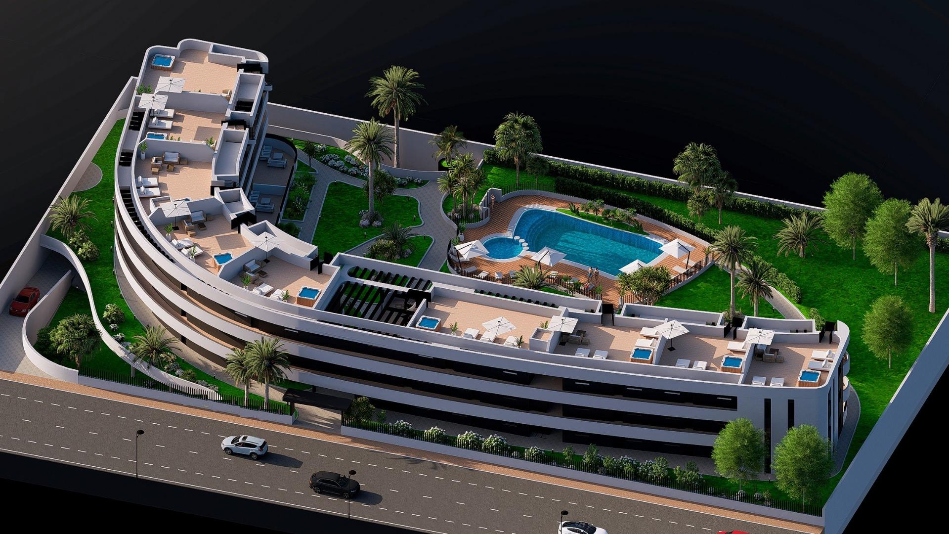 Luxury golf front apartments near the sea in los alcazares costa calida