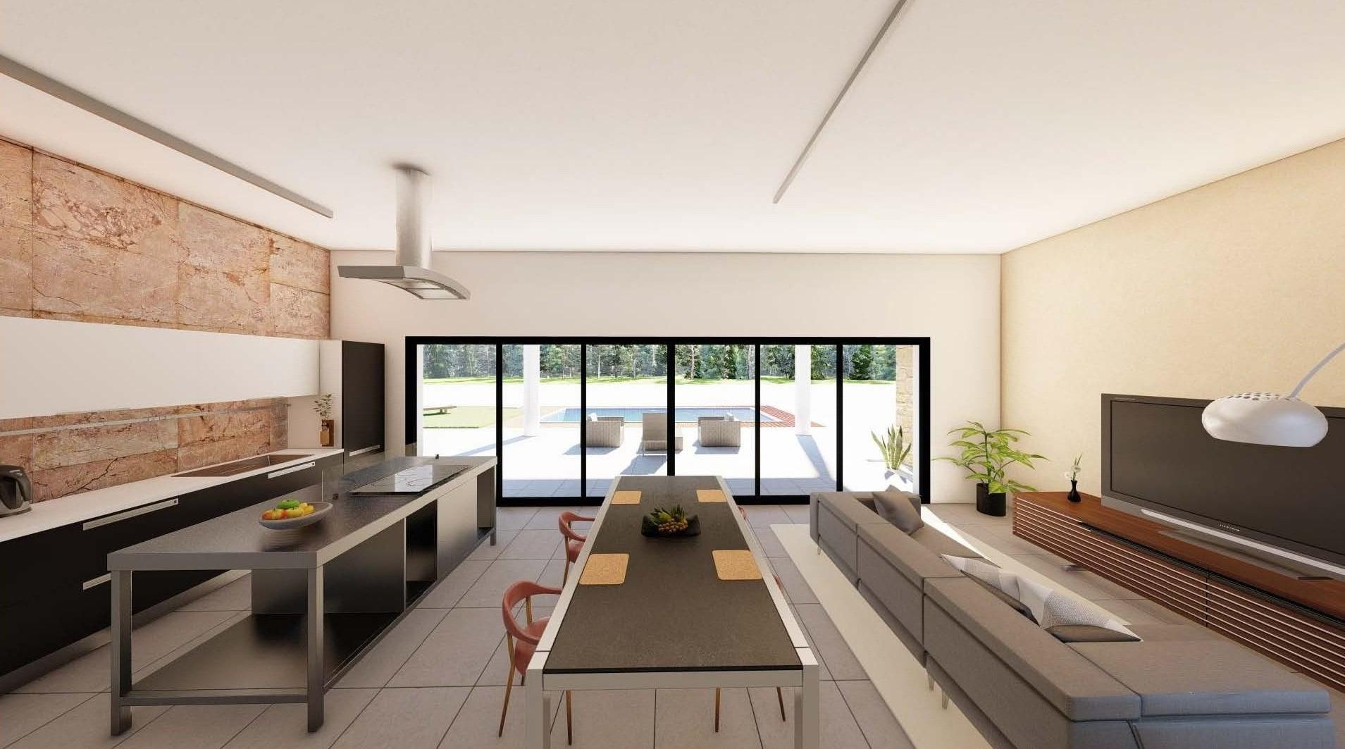 Modern newly built villa on a large rural plot near pinoso