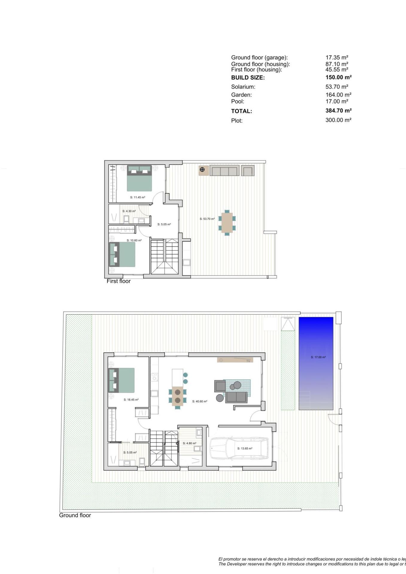 Modern new build villa in los alcazares, murcia near the beach