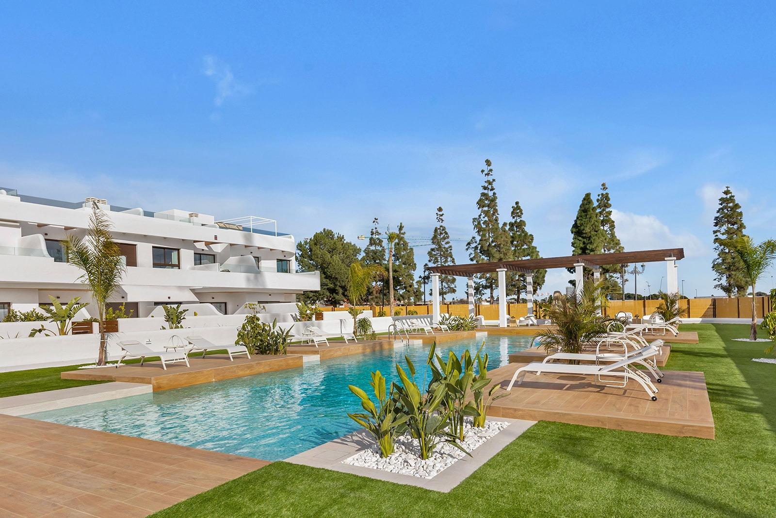 New build residential complex near serena golf and the mar menor in los alcazares