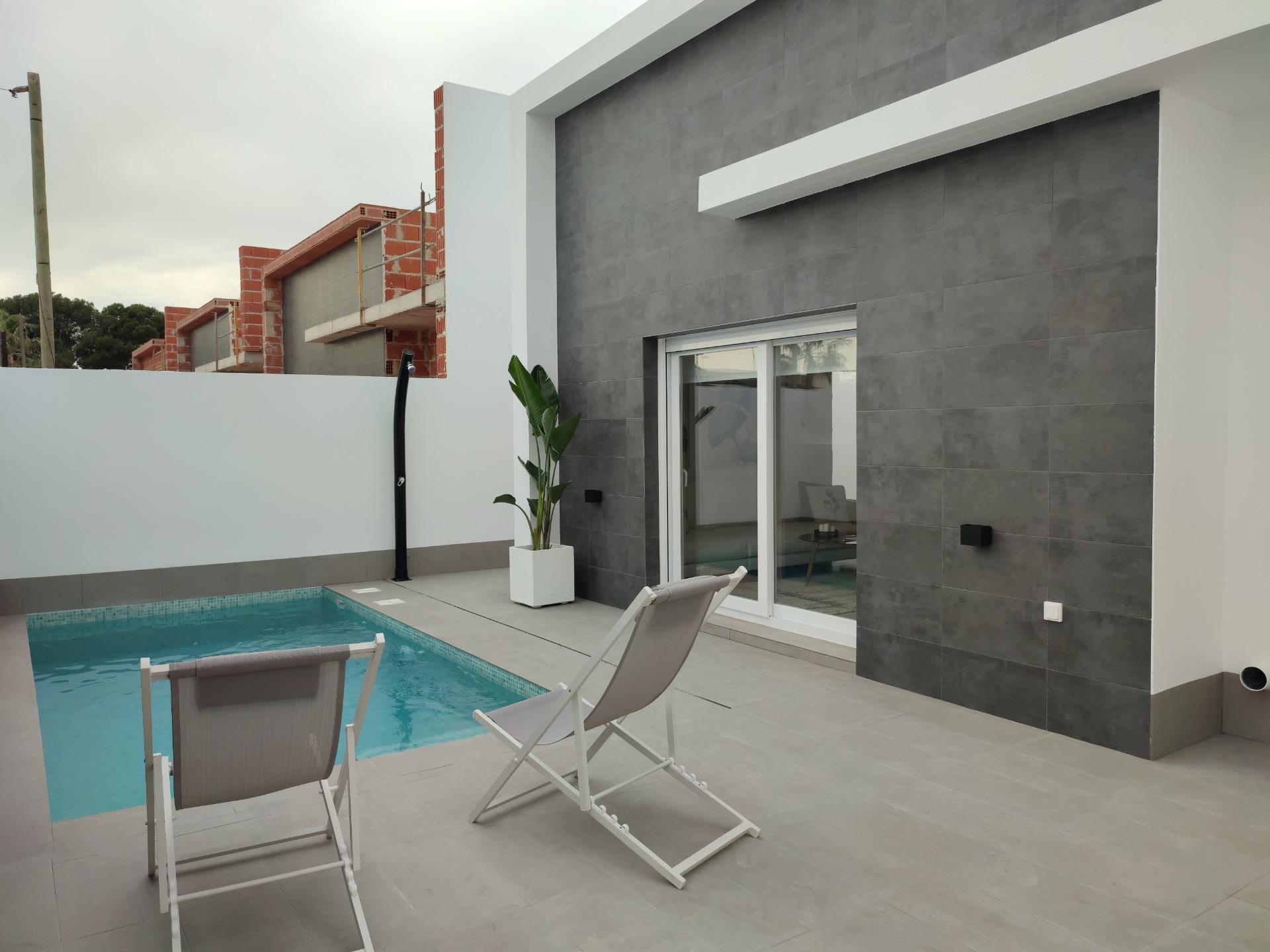 New build one level villas in balsicas, murcia