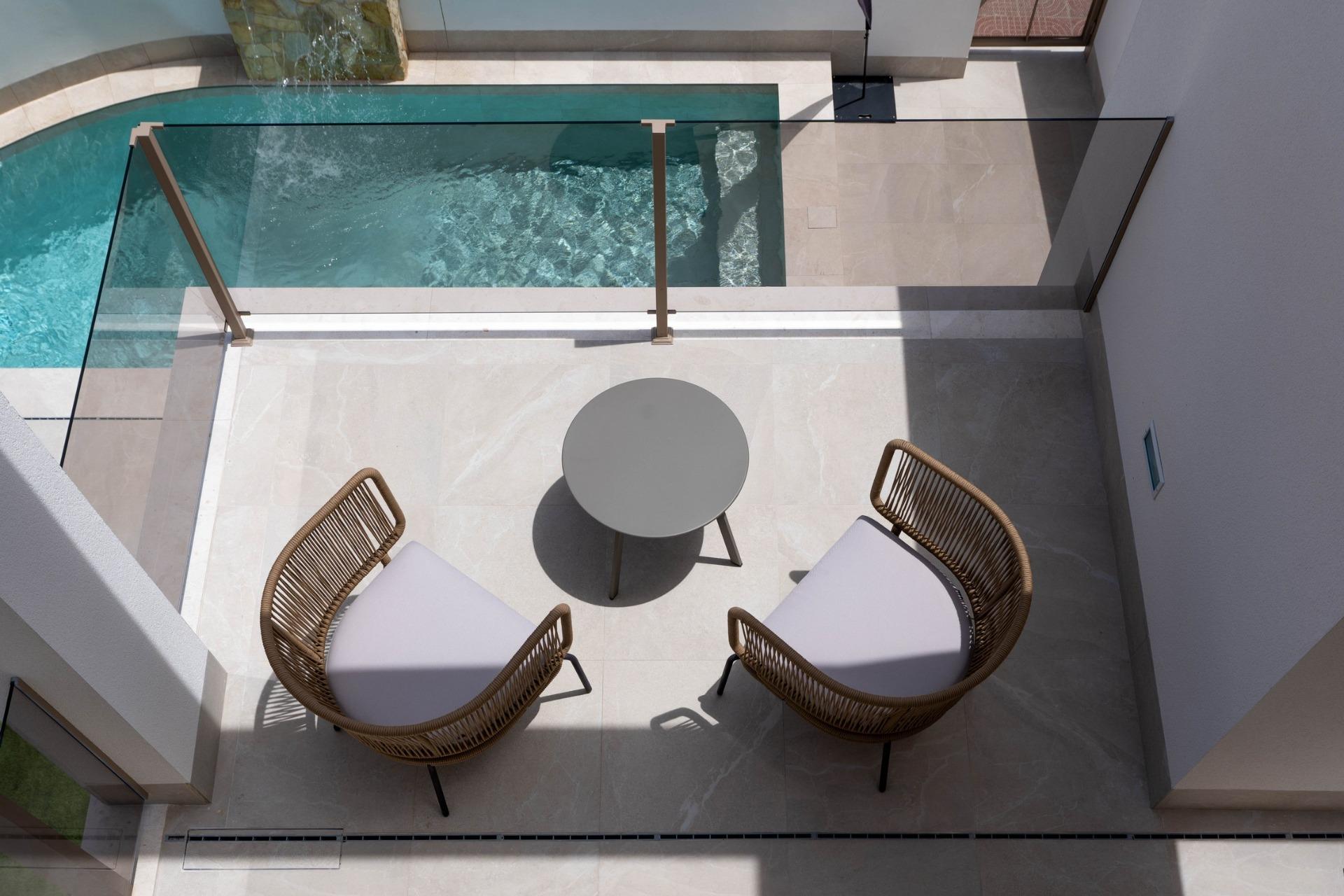 New build villas with private pool at serena golf-los alcazares