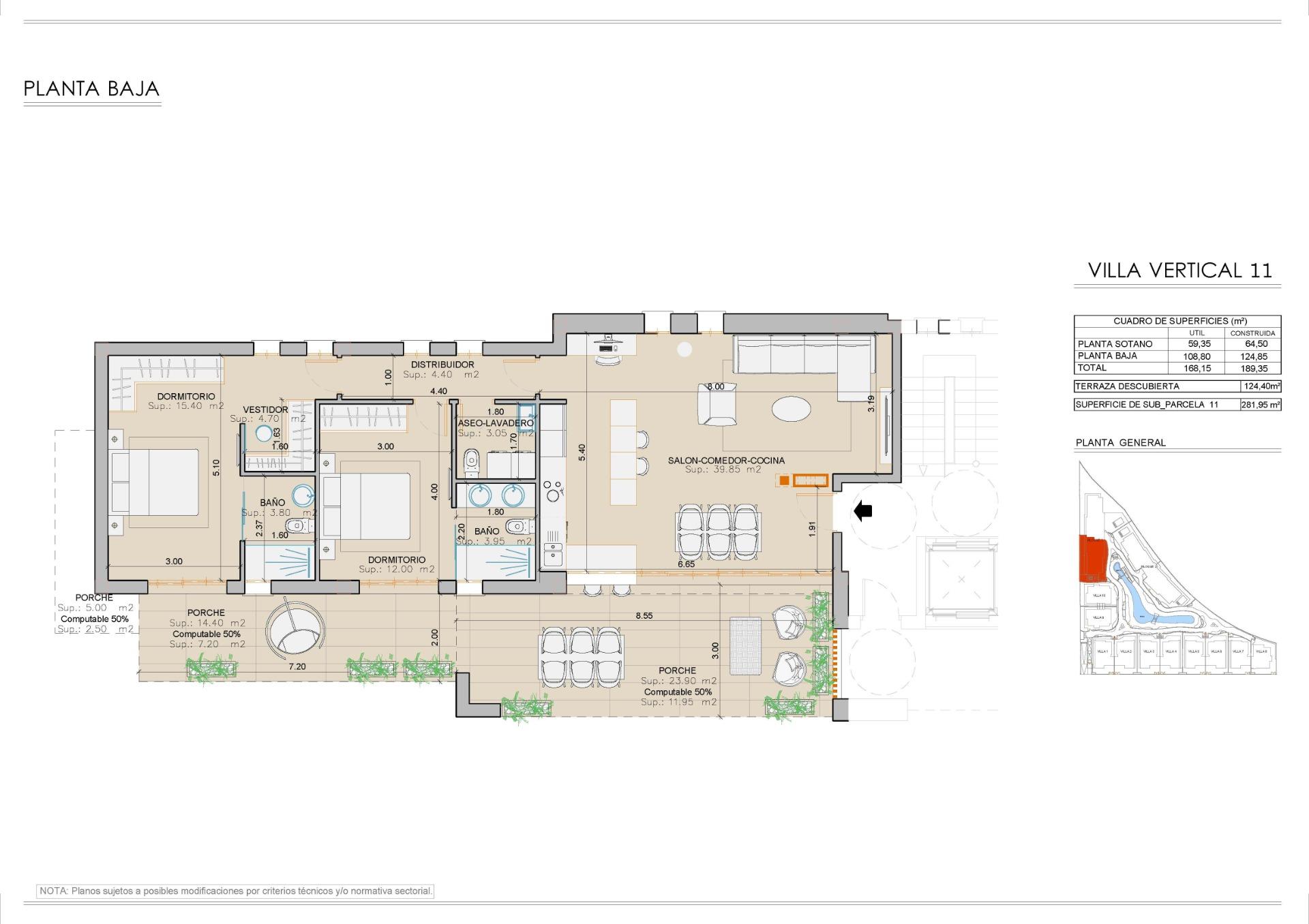 New build villas and bungalows just 250 meters from the beach in mar de pulpí