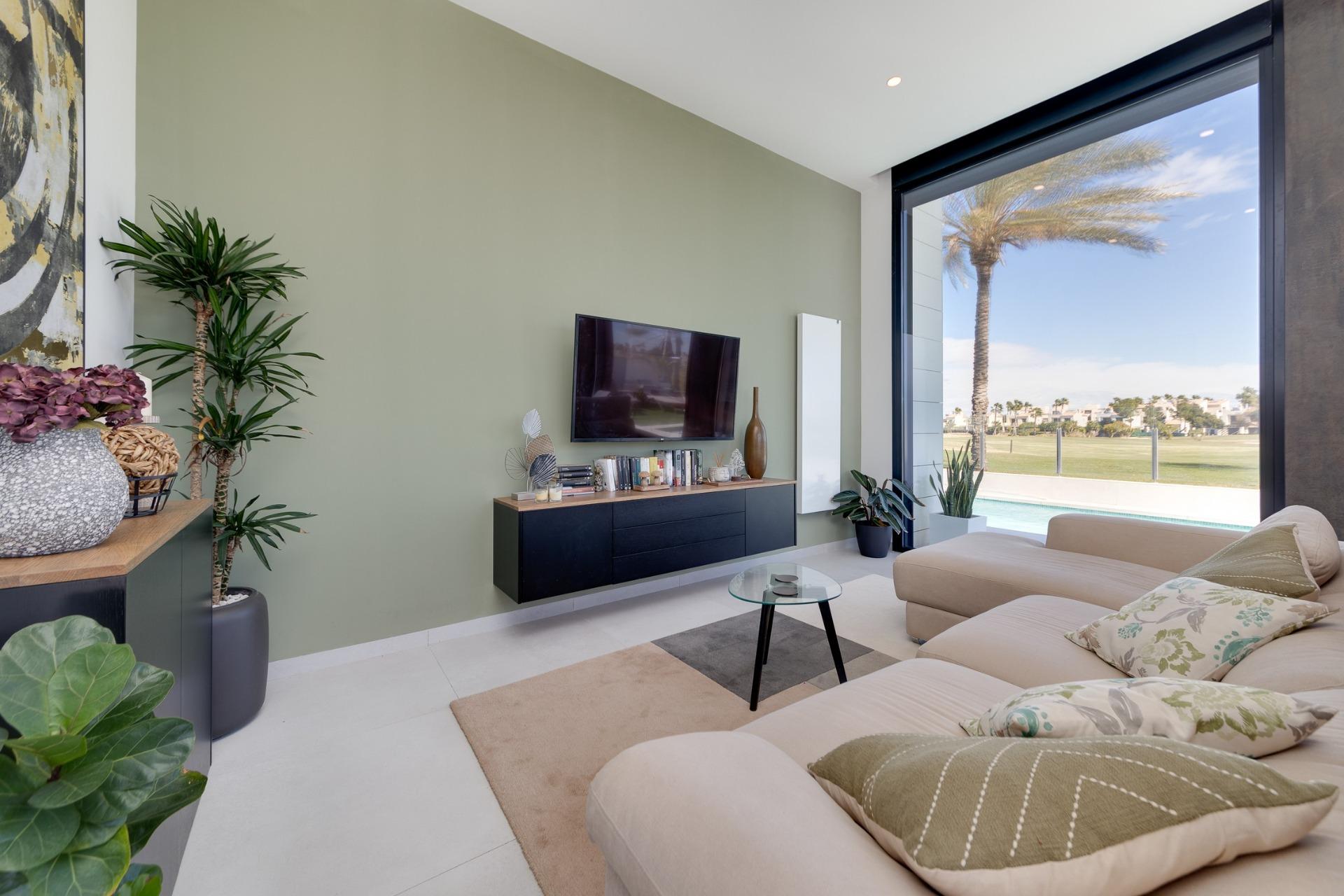 New build villas in pilar de la horadada on the golf course
